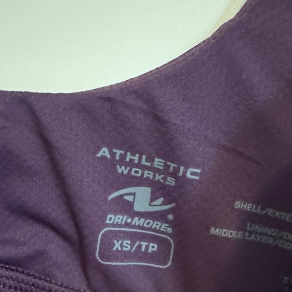 Athletic Works Purple Cropped Tank Top - Picture 3 of 3